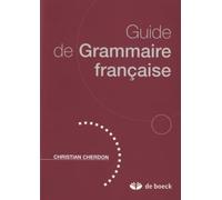 Guide de Grammaire Française - Acces Français Referentiel
