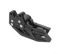 Guide de guidage de chaîne de moto, construction en alliage d'aluminium pour une meilleure stabilité de la chaîne et une durée de vie prolongée, conçu pour les amateurs de conduite tout-terrain (noir)