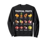 Guide de la Carte botanique des Fruits tropicaux Sweatshirt