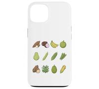 Guide de la Carte botanique des légumes tropicaux Coque pour iPhone 13