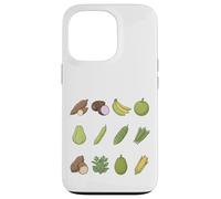 Guide de la Carte botanique des légumes tropicaux Coque pour iPhone 13 Pro