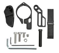 Guide de la chaîne de vélo de montagne universitaire de Lebycle Protecteur Protecteur Aluminium Chaîne de vélos Déflecteurs (Noir)