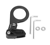 Guide de la chaîne de vélos Déflecteurs de chaîne de vélo de montagne Déflecteurs de chaîne en alliage en aluminium Stabilisateur de la chaîne en nylon pour le support inférieur (Noir)