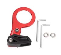 Guide de la chaîne de vélos Déflecteurs de chaîne de vélo de montagne Déflecteurs de chaîne en alliage en aluminium Stabilisateur de la chaîne en nylon pour le support inférieur (Rouge)