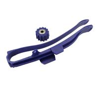 Guide de la chaîne et curseur de chaîne de bras oscillant avec rouleau inférieur compatible avec YZ125 YZ250 YZ250F YZ450F WR250F WR450 MOTODES(YMH Black Swingarm)