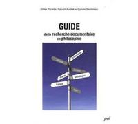 guide de la recherche documentaire en philosophie Paradis, Gilles,Auclair, Sylvain,Cyndie, Sautereau (Auteur)