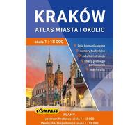 Guide de la ville de Cracovie atlas de la ville et des environs échelle 1:18 000 - (Buch auf Polnisch)
