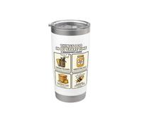 Guide de l'apiculteur : ce que je fais pendant mon temps libre Bee Men Gobelet isotherme en acier inoxydable double paroi