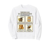 Guide de l'apiculteur : ce Que Je Fais Pendant Mon Temps Libre Bee Men Sweatshirt