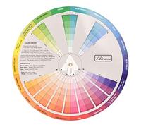 Guide de mélange de peinture roue couleur 23 cm, planche mélange pigments tatouage pour l'art du maquillage