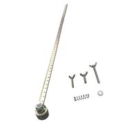 Guide de mesure rond antirouille de 3 mm d'épaisseur offrant une meilleure résistance à la flexion pour des applications de travail du bois solides Guide d'étrier de précision réglable