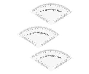 Guide de mise en forme de règle à sourcils avec plusieurs modèles pour débutants et utilisation quotidienne du maquillage