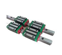 Guide de mouvement linéaire miniature Rail de guidage linéaire 2 pièces HGR30 200mm - 1000mm + chariot coulissant 4 HGH30CA(250mm)