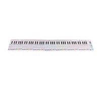 Guide de Notes pour Clavier de Piano, Tableau D'apprentissage Portable | Matériau PP durable, convient à 88 touches, idéal pour les débutants