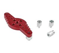 Guide de perçage 2 en 1 avec repérage et gabarit de cheville pour un marquage efficace des trous et un perçage vertical dans le travail du bois avec 3 tailles de trous de perçage