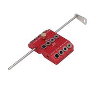Guide de Perçage 30 45 90 Degrés avec Trous Réglables 3/16 à 3/8 Pouces en Alliage d'Aluminium CNC pour Menuiserie, Charpente Métallique, Bricolage Atelier