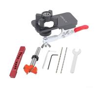Guide de perçage à charnière stable de 35 mm pour une installation conviviale d'armoire avec tous les outils essentiels (B)