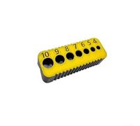 Guide de perçage à diamètre fixe pour un dimensionnement précis des trous sans nécessiter d'étalonnage ou d'ajustements de mesure (jaune)