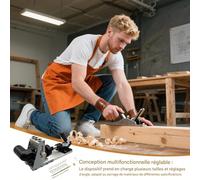 Guide De Perçage Angulaire, Localisateur De Trous De Précision, Pointeau de Précision pour Travail du Bois Ébénisterie Amélioration de l'Habitat Extérieur