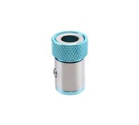 Guide de Percage Anneau universel for foret de 6.35mm, 1/4 pouces, aimant puissant, magnétiseur, 1/2/3/6 pièces(1pcs blue)