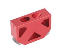 Guide de perçage avec angle fixe de 45 degrés pour les travailleurs du bois nécessitant un positionnement fiable des trous de cheville lors des travaux de montage