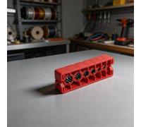 Guide de perçage avec géométrie de précision en V Block et jeu d'ouverture à double échelle pour alignement constant des trous types et formes de matériaux (A)