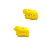 Guide de perçage compact, gabarits de perçage à angles, Yellow | Manchon de foret multiangle avec échelle de mesure intégrée pour les travaux de construction sans erreur et les