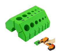 Guide de Perçage d'Angle - Bloc Portatif Imprimé en 3D pour Foret - Gabarit de perçage à angle réglable 45/90 degrés,pour Installation de Poignées, Boutons, Charnières de Portes d'Armoires, Étagères,