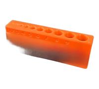 Guide de perçage de 15 mm avec 10 trous pour tuyau en PVC, robuste pour matériau PLA, assure la précision, idéal pour les projets professionnels et de bricolage