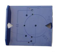 Guide de perçage de charnière, outil de positionnement de trou de 35 mm pour le travail du bois pour l'installation de porte d'armoire, menuiserie, perçage de précision