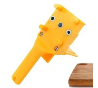 Guide de perçage de cheville | Perforateur de guidage réglable | Guide de cheville droit pour le travail du bois en hêtre