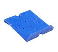 Guide de perçage de trou de charnière 35/40 mm pour charnières d'armoire, gabarit de perçage en ABS avec foret en carbure de 35 mm/40 mm, bleu