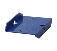 Guide de perçage de trou de charnière en ABS 35/40 mm pour charnières de porte d'armoire, gabarit de perçage avec foret en carbure, bleu