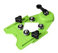 Guide de perçage du verre Guide de perçage de 4 à 83 mm Foret diamanté Localisateur de trous de carreaux de verre Scie Mèche de base Guides à ventouse pour le perçage et le positionnement du verre