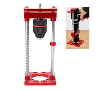 Guide de perçage et support pour perceuse de précision multi-angle, perceuse portable avec mandrin et pince réglables, compatible avec foret de 1,5 à 13 mm, positionnement vertical du trou