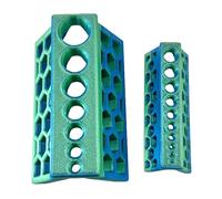 Guide de perçage, gabarit de guidage à main, 2 accessoires d'outils de perçage de tuyau, résistant à la rouille, idéal pour les trous droits, la plupart des tailles d'embouts courantes 9,4 x 3,4 x 2,5