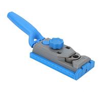 Guide de perçage localisateur de poinçon pour le travail du bois, gabarit de chevilles de haute précision pour outils de perçage du bois, ingénierie professionnelle, plastique