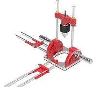 Guide de perçage multi-angle pour le travail du bois, réglable en hauteur, positionnement précis, alliage d'aluminium durable