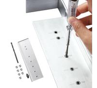 Guide de perçage | Outil léger et réglable pour menuiserie | Centrateur et guide pour trous, pour réparation, outils de travail du bois, travail des métaux, menuiserie Bricolage