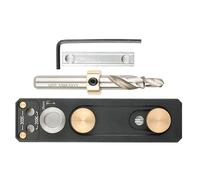 Guide de Perçage - Outils De Menuiserie En Aluminium De Précision | Outils Guide Mèche Gabarit Trou Cheville,Pour Positionnement Alignement Menuiserie Fabrication Meubles Bois Raccordement