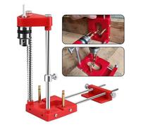 Guide de perçage pour bois - ULISEM - Rouge - Position réglable - Alliage d'aluminium antirouille