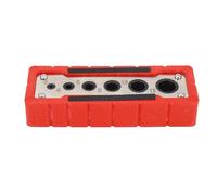 Guide de perçage pour le travail du bois |Gabarit de cheville portable de 2 mm à 12 mm pour des trous précis |Localisateur de forets pour bois/armoires/meubles |Acier rapide, 6