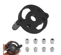 Guide de perçage pour perforatrice portable en métal à trous droits | Guide de foret pour rainurer la coupe de meubles de maison, la menuiserie, la menuiserie, la coupe de bord d'angle