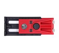 Guide De Perçage Pour Travail Du Bois, Positionneur De Trou Avec Échelle Métrique, Nylon Épais Et Résistant, Accessoire Pour Meubles - Percée Précise, Éjection De Sciure Fluide,