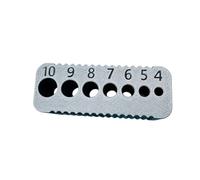 Guide de perçage précis pour trous droits, construction robuste, manipulation facile, tous les niveaux d'utilisateur, antidérapant, gabarit précis