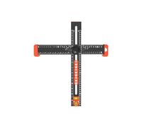 Guide de perçage réglable avec mesure d'angle pour une installation précise de la poignée d'armoire multi-fonctions carré