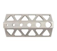 Guide de perçage triangulaire pour tube de fixation en acier métallique, gabarits de perçage pour cylindre, outil de centrage compact, guide de perçage