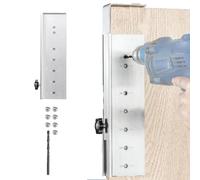 Guide de Perceuse Portable - Localisateur De Poinçon Réglable En D'aluminium | Guide de Trous Droits pour Perceuse - Pour Réparation Outils Travail Du Bois Travail Métaux Falegna