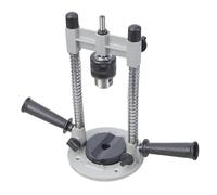 Guide de perceuse professionnel portable pour trous inclinés et droits avec systèmes de mandrins de précision de 1,2 cm, guide de perçage antidérapant avec pieds en caoutchouc