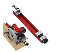 Guide de piste de scie circulaire - Rail de coupe de précision, base antidérapante | Système d'alignement réglable avec des projets en aluminium de glissement et de bricolage